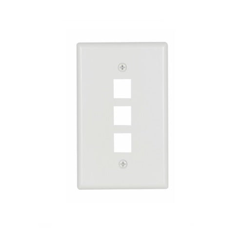 3-PORT OUTLET FLUSH Wall Plate