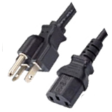 NEMA 5-20 Plug to IEC C13 - 15A - 25 feet