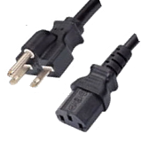 NEMA 6-15P to IEC320 C19 Power Cable- 15A - 3Ft
