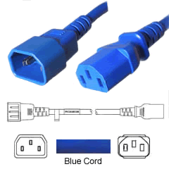 C14 TO C13 PDU Power Cables - Choose Jacket Type
