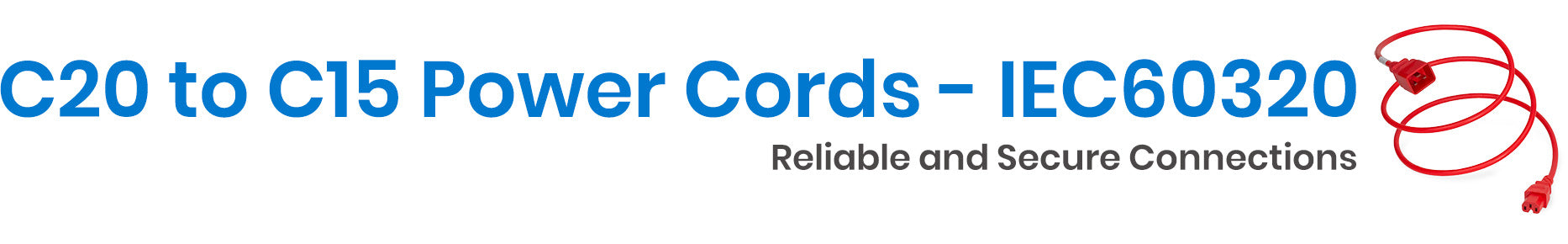 C20 to C15 Power Cords IEC60320