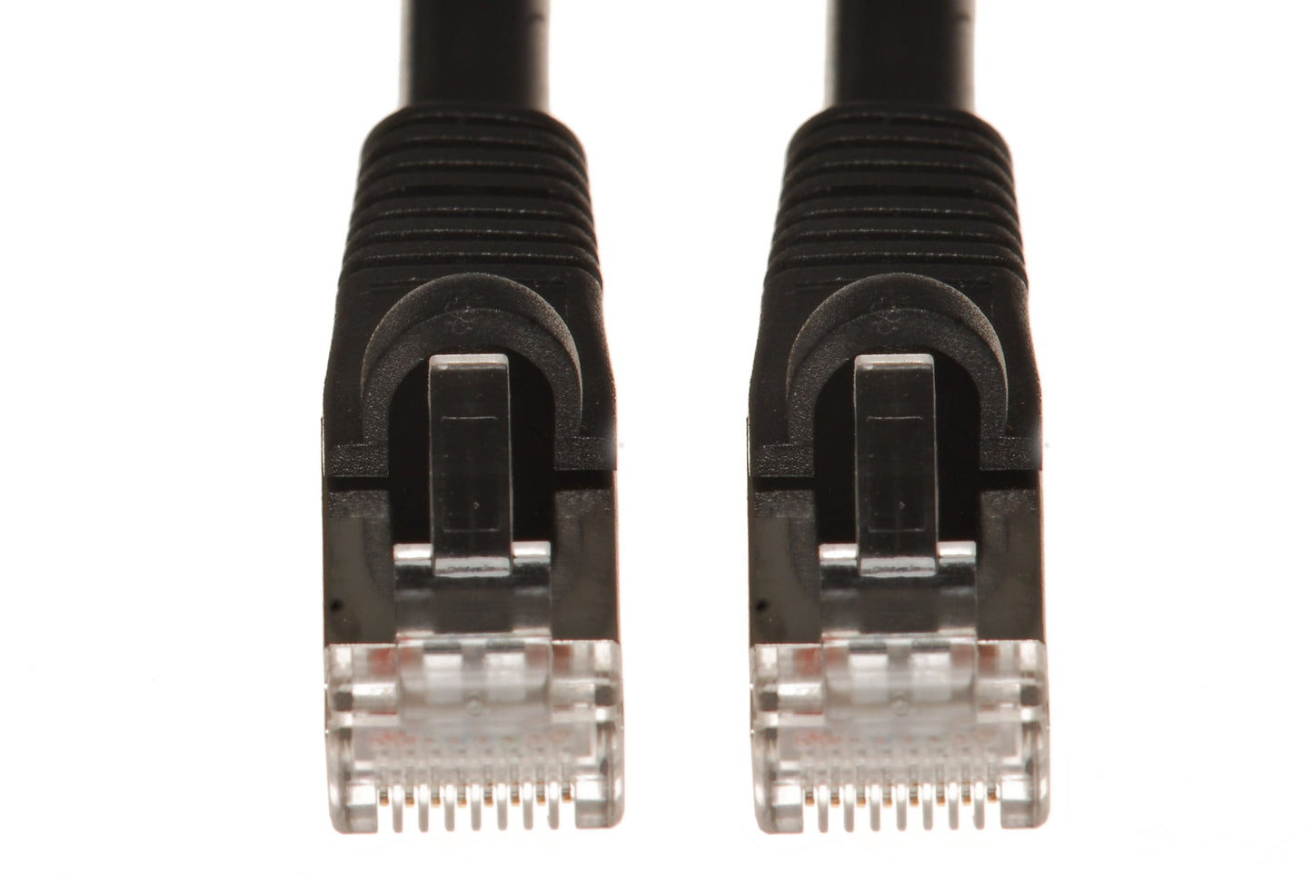 0.5Ft Cat6 Shielded Ethernet Cable Snagless Black
