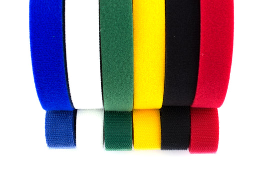 Hook and Loop Strips- 9 inch Length by 6 inch wide. Pack of 100. Choose your color!