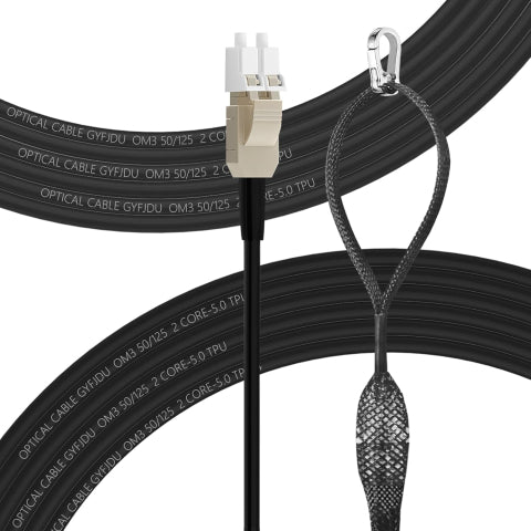 LC to LC OM1 4 Strand Direct Burial Duplex Multimode Fiber Cable