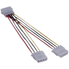 8"" Long 5.25"" Y Adapter Cable"