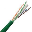 Category 6 PVC 4 Pair 24 Awg. Patch Cord Unshielded Stranded 1000 ft Roll- Green