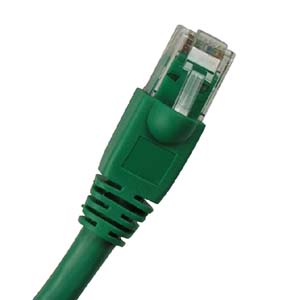 2Ft Cat5e 350Mhz 26AWG Shielded Cable Snagless Green